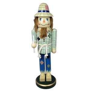 WIZARD OF OZ 14" Wooden Nutcracker "MACY'S HOLIDAY LANE SCARECROW 2018"
